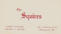 Squires' Business Card