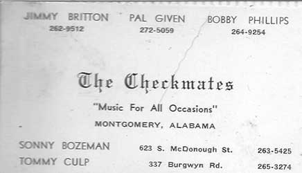 The Checkmates Business Card